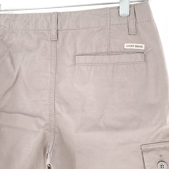 Lucky Brand Boy Short Color Steeple Beige Size 12 (26x9) - NWT - Picture 5 of 7